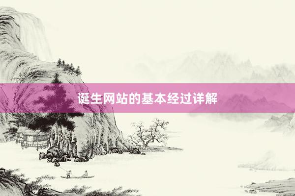 诞生网站的基本经过详解